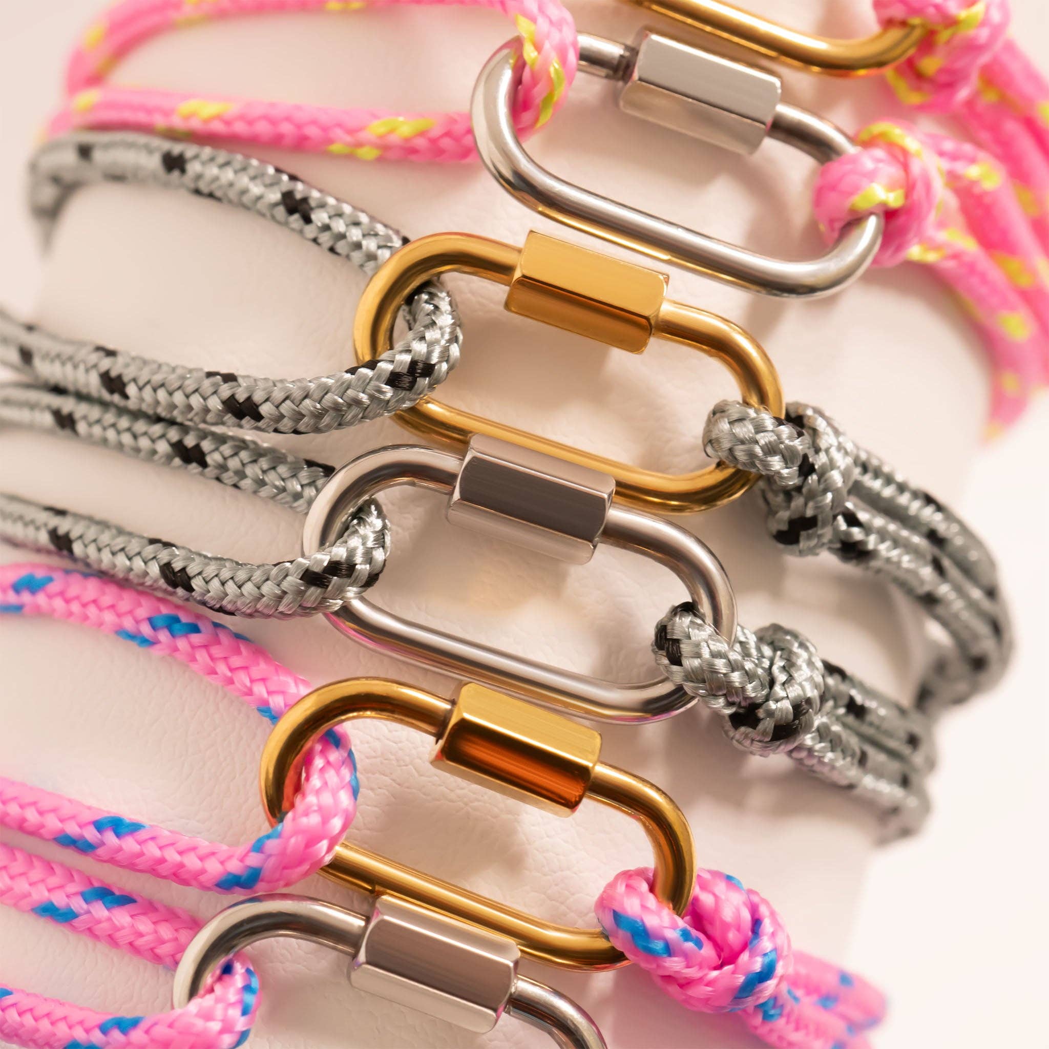 charms on a bracelet