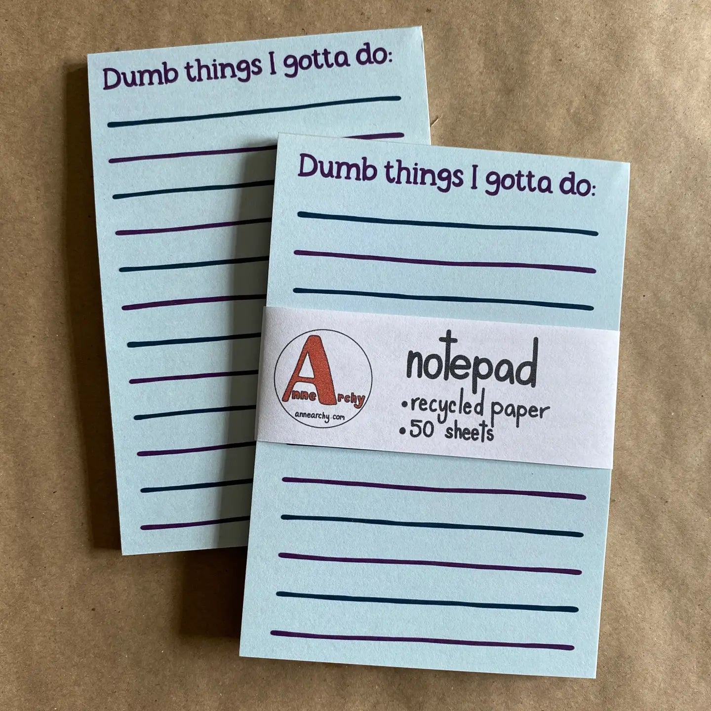 Dumb Things I Gotta Do Notepad image 1