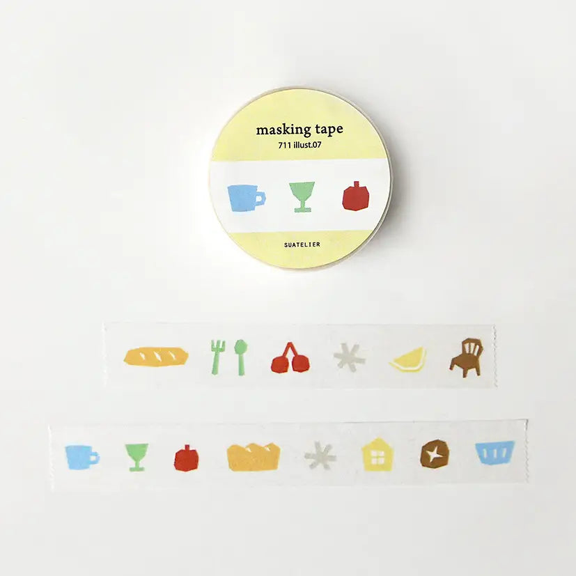 Suatelier design -  Washi Tape - Illust.07 image 0