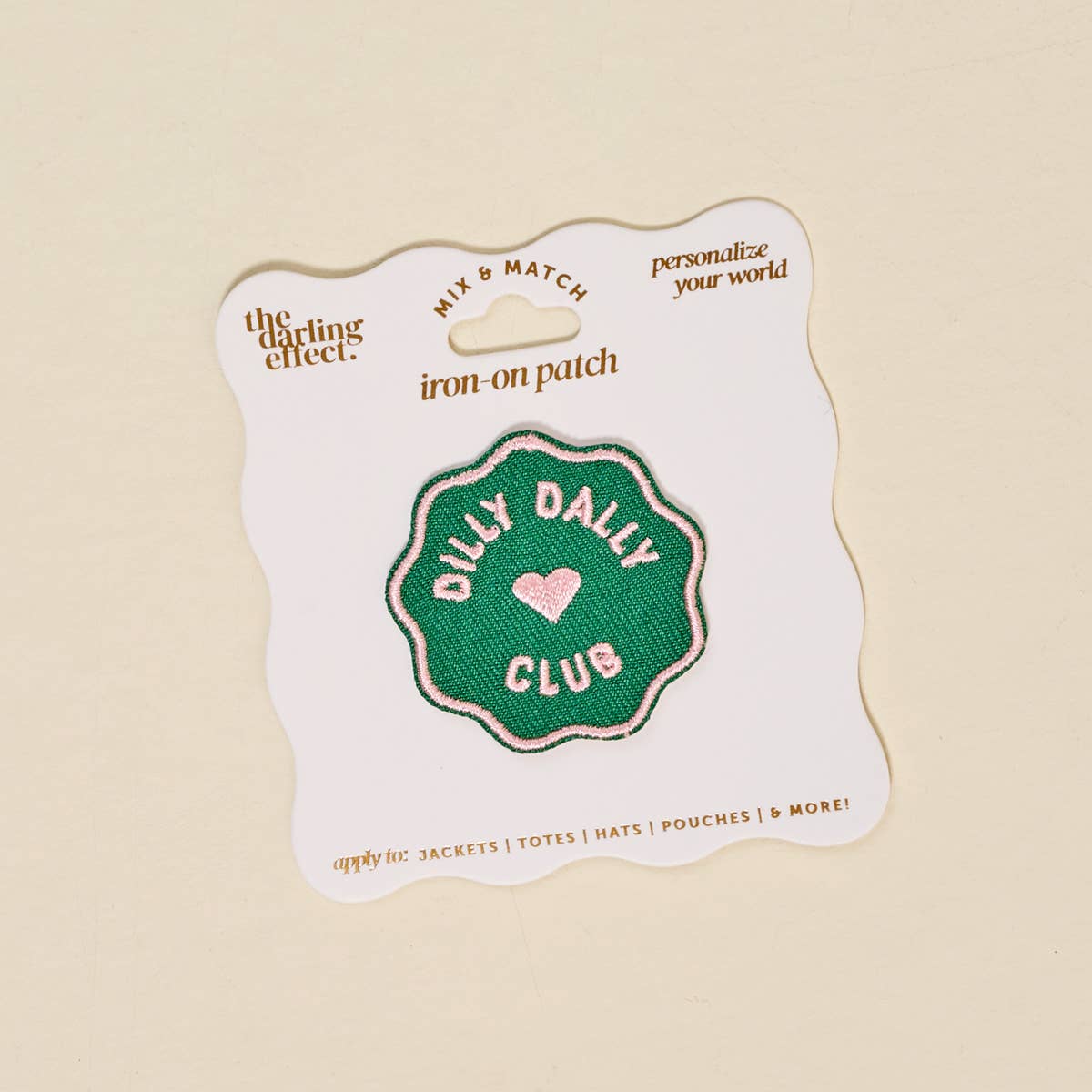 Mix & Match Iron-On Patch–Dilly Dally Club