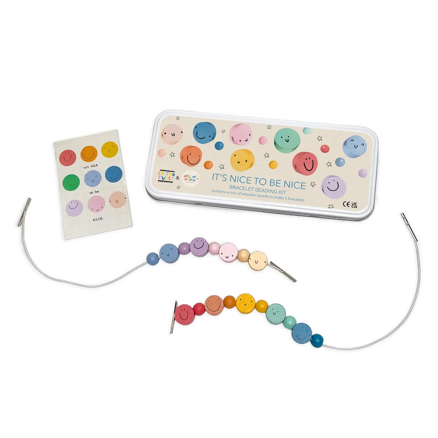 It's Nice To Be Nice Bracelet Beading Kit For Children image 4