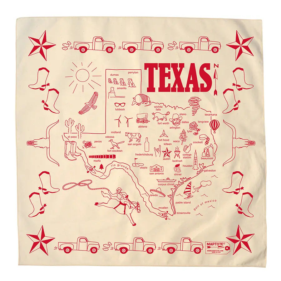 Texas Bandana - Natural image 0