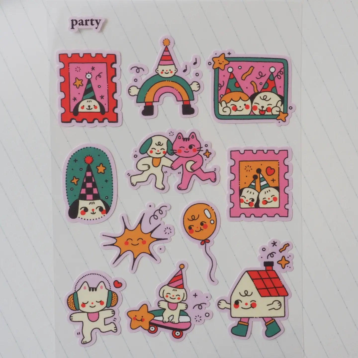 Party • Sticker Sheet - Natamori image 1