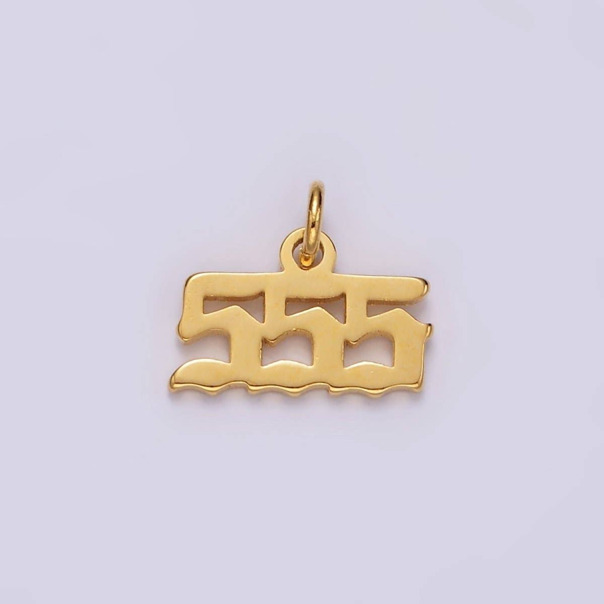 24K Gold Filled Angel Number Numerology Minimalist Mini Charm |