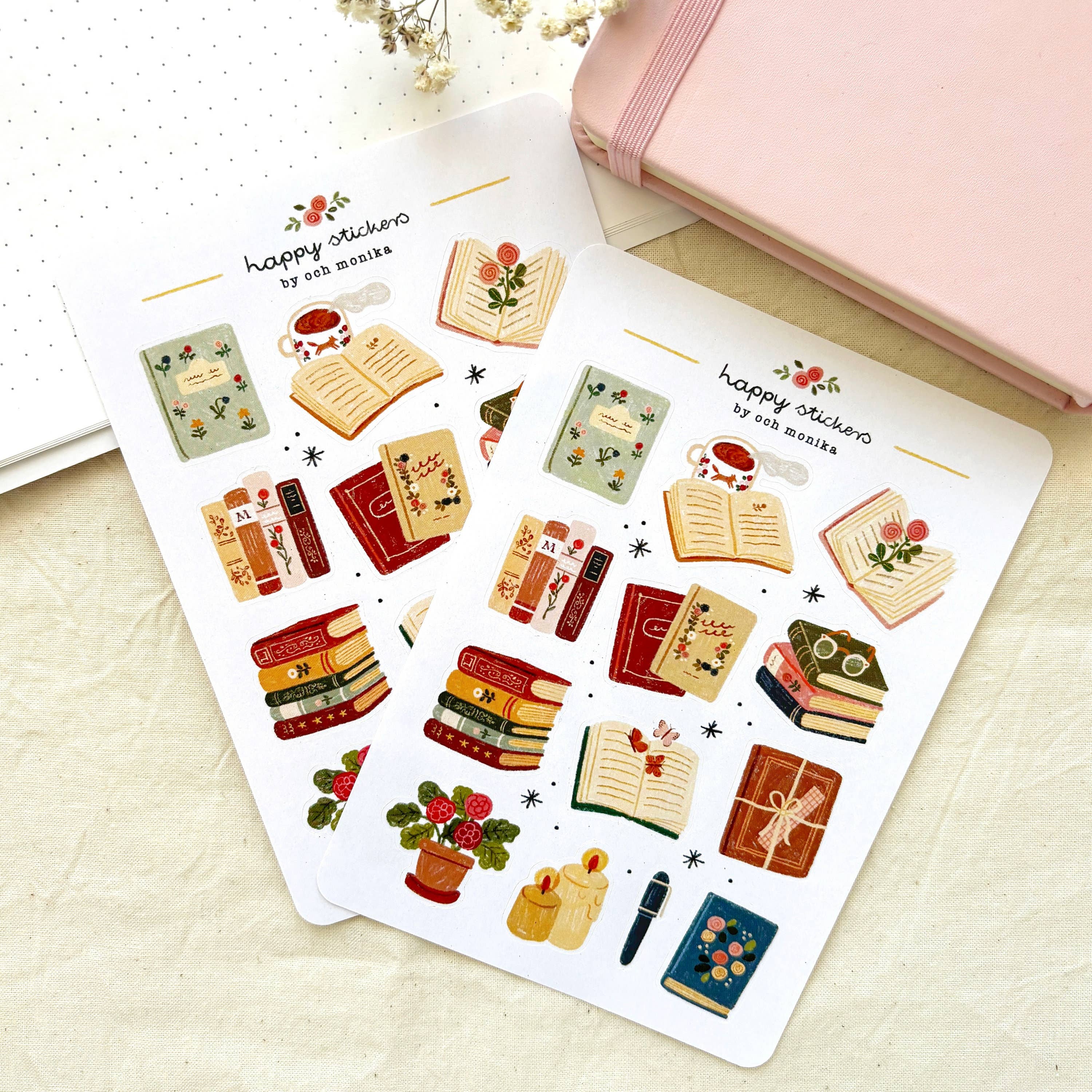 Book Lover  - Planner & Journal Stickers | A6 Matte Paper