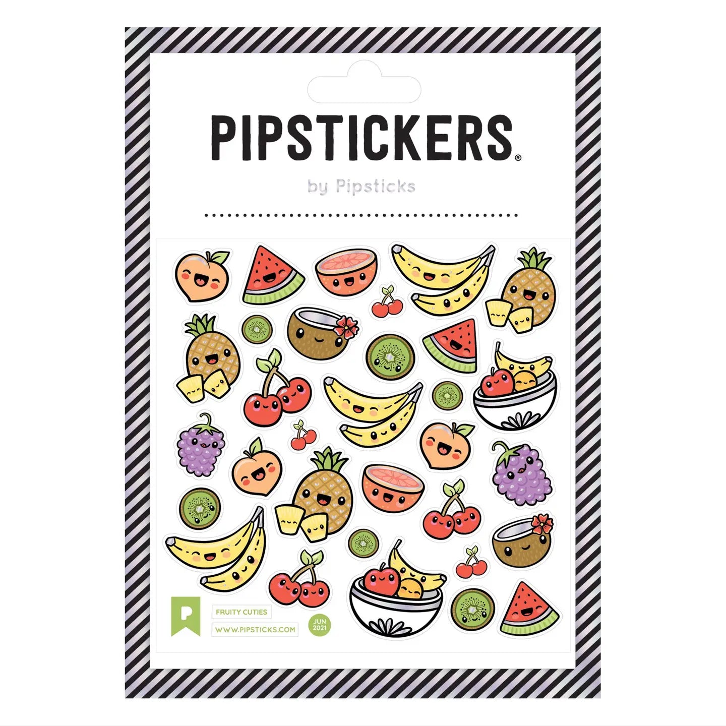 Fruity Cuties Pipstickers 4x4 image 0