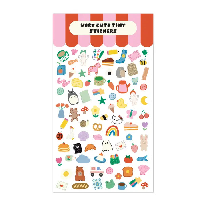 Very Cute Tiny Sticker Sheet | Journaling image 0