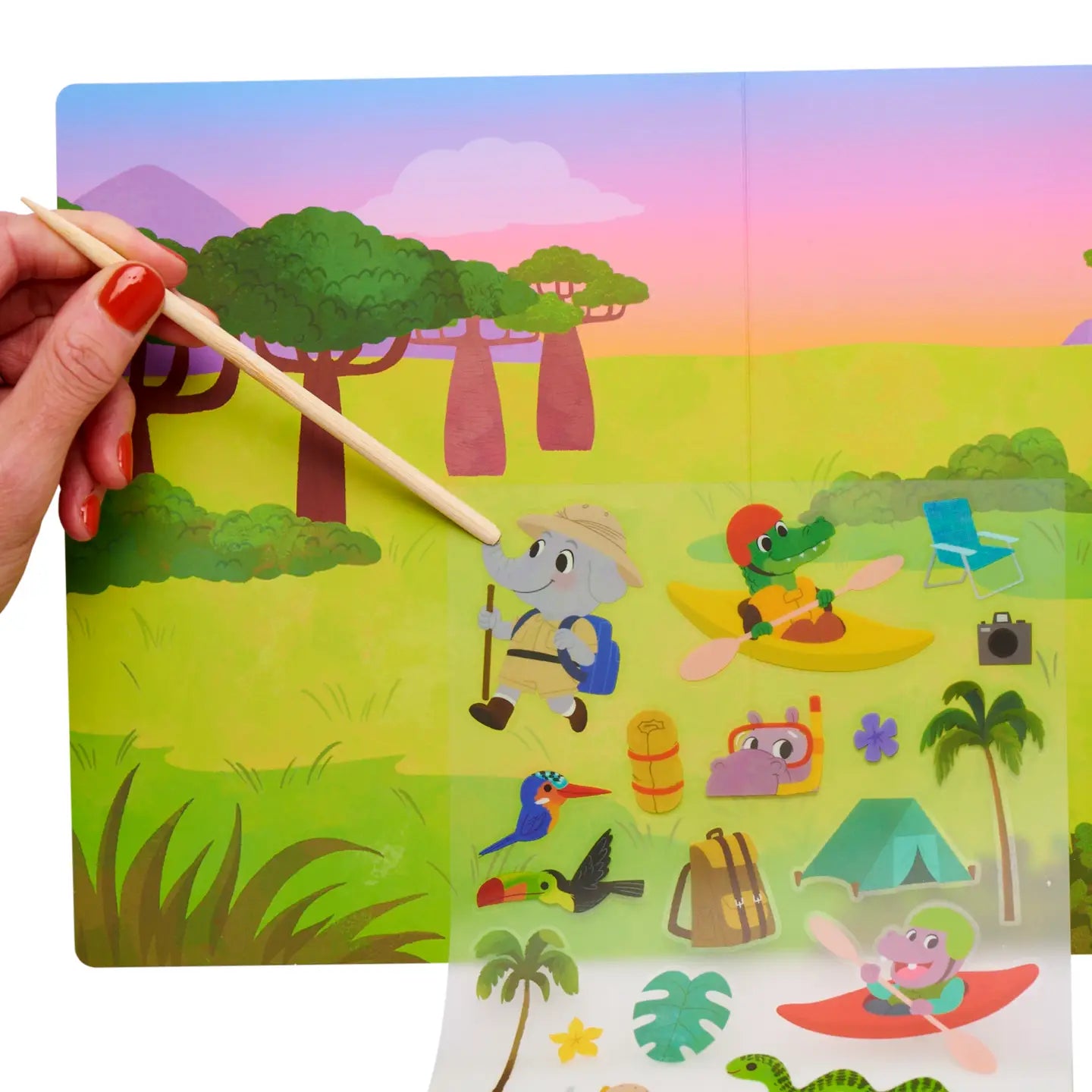 Set the Scene Transfer Stickers Magic - Jungle Journey image 1