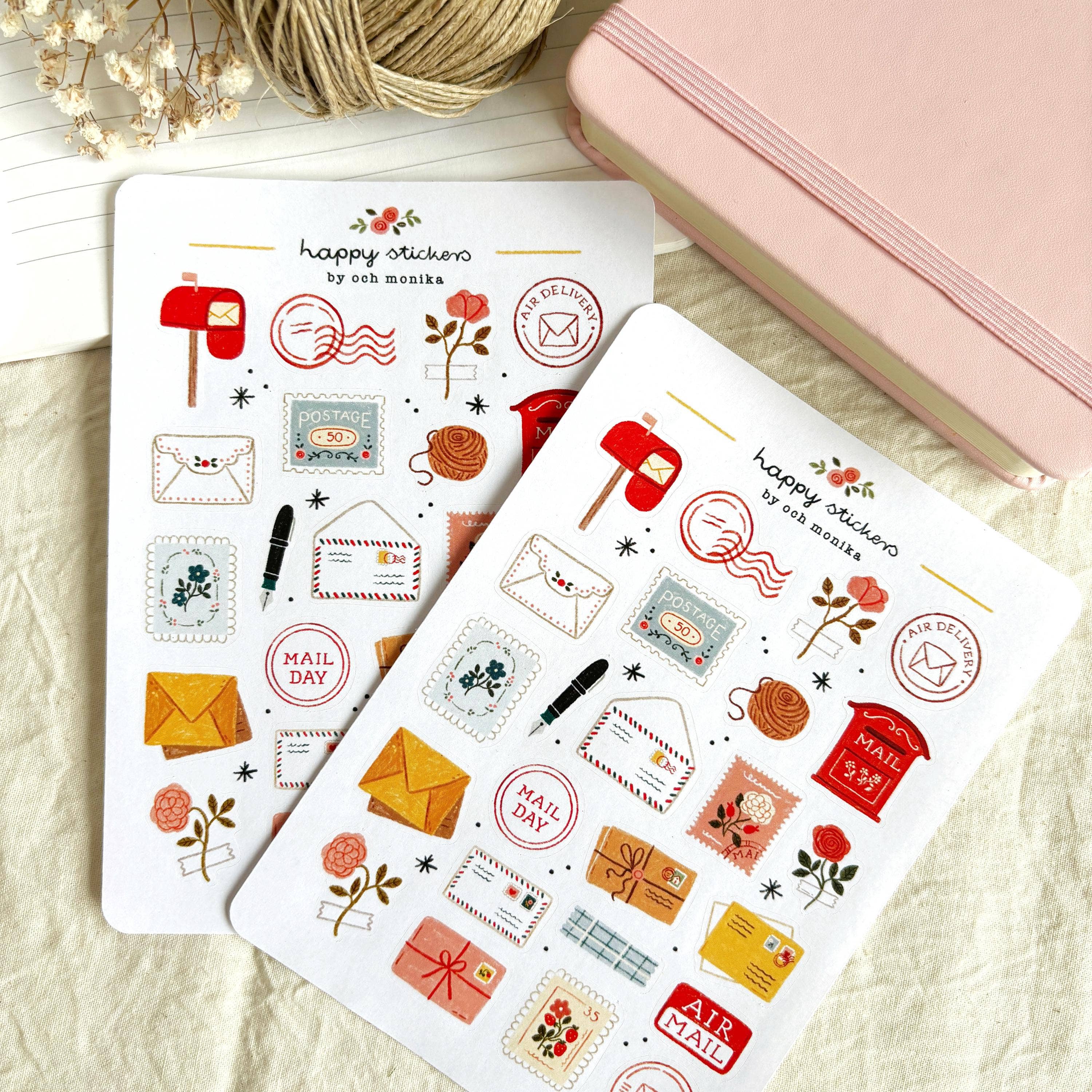 Happy Mail - Planner & Journal Stickers | A6 Matte Paper