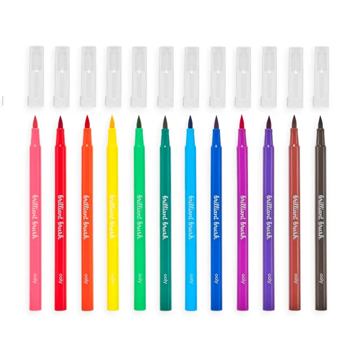 Brilliant Brush Markers- Set of 12 image 2