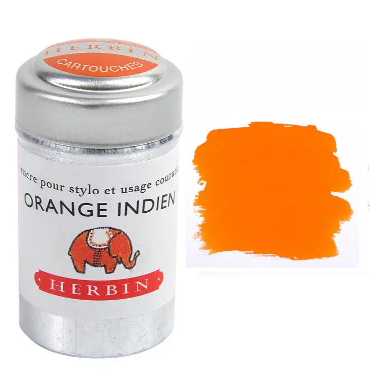 Herbin Fountain Pen Ink Cartridges - Tin of 6 image 3