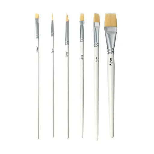 Chroma Blends Watercolor Paint Brushes - Set of 6 image 1