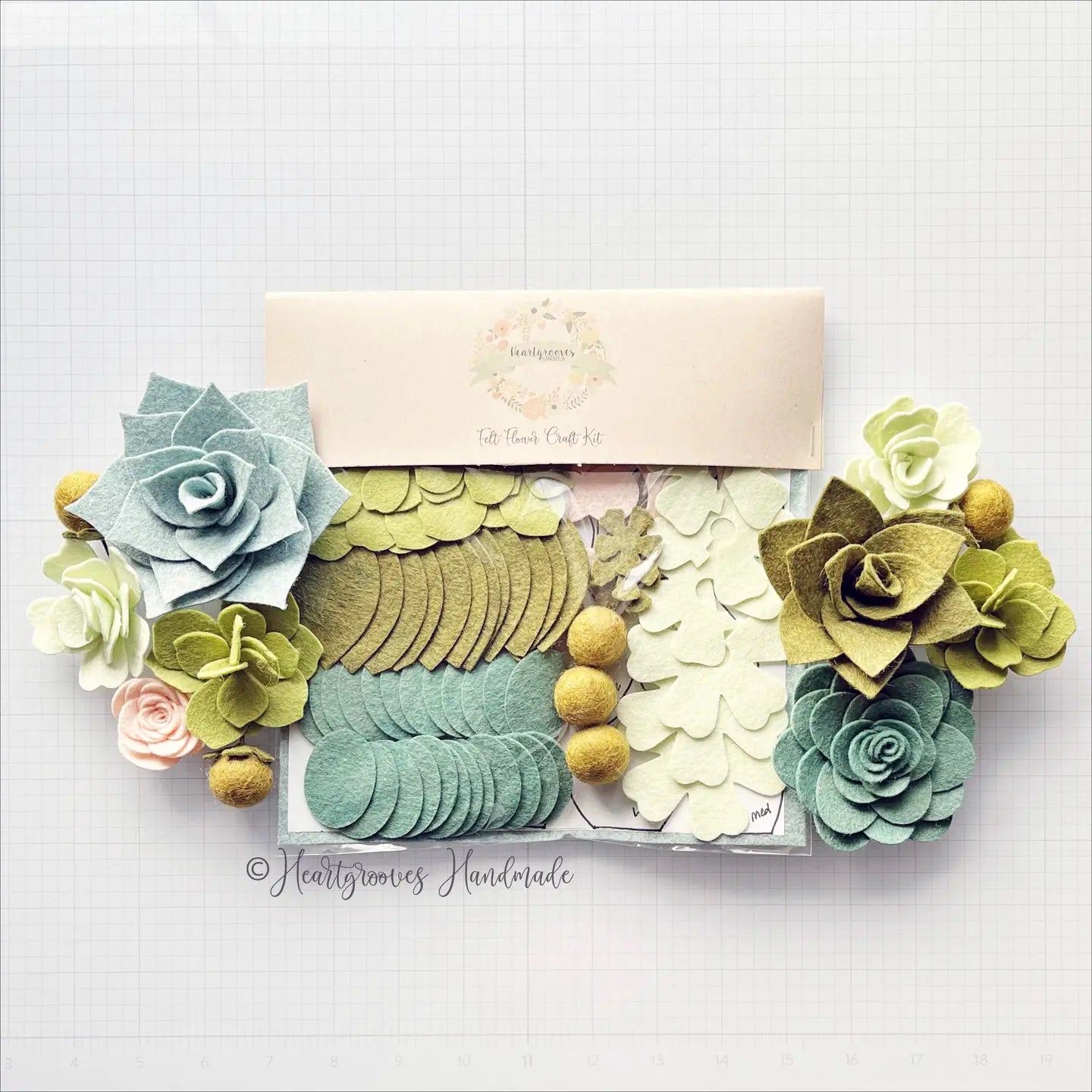 Mini Felt Flower Kit image 5