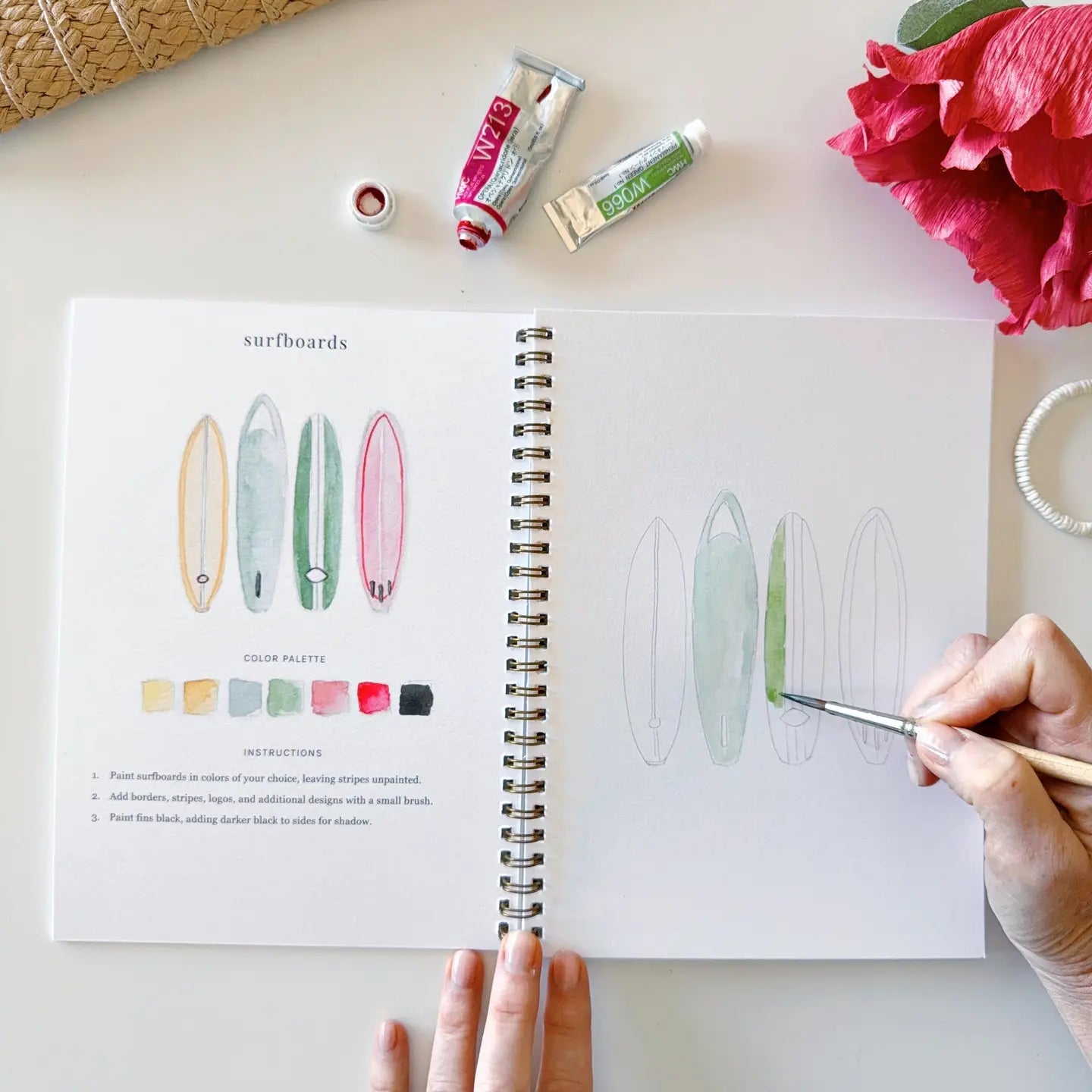 Tropical Watercolor Workbook image 3