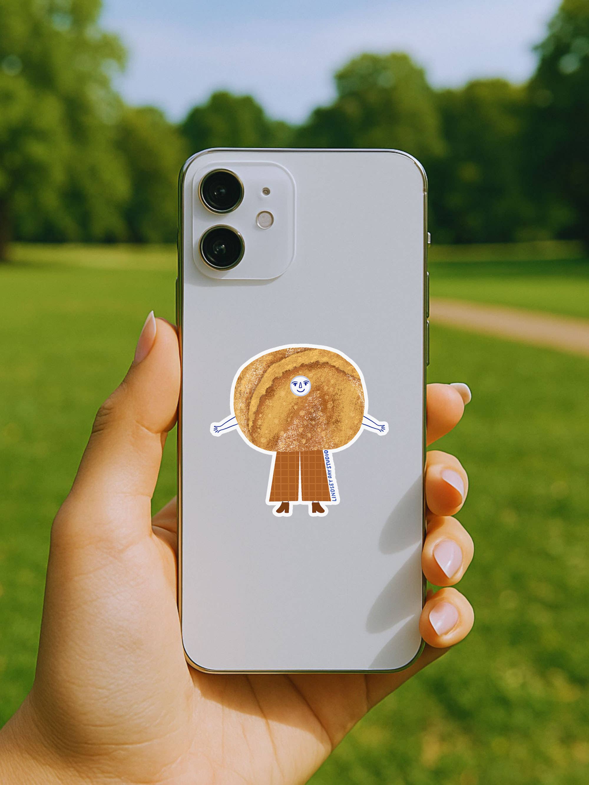 Sally Sourdough Sticker, Funny Sticker, Bread Food Sticker