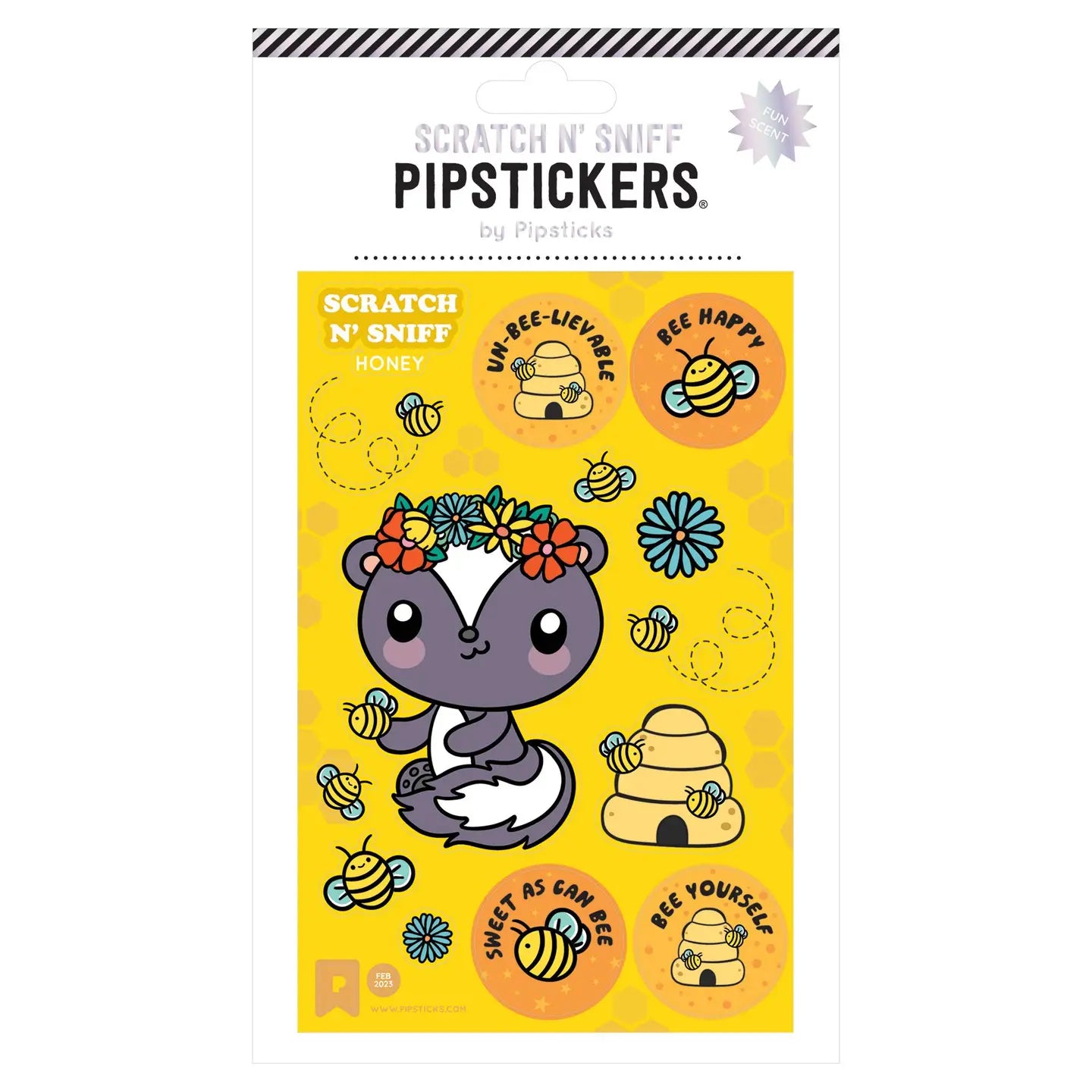 Eye of the Tiger Pipsticks Scratch 'n Sniff Stickers image 1