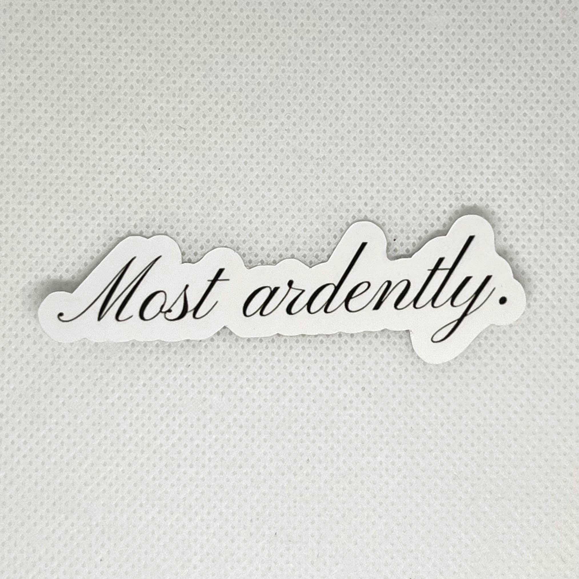 Pride And Prejudice Kiss-Cut Sticker By Jane Austen