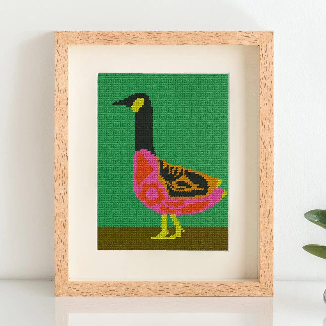 Folk Goose Needlepoint Kit image 0