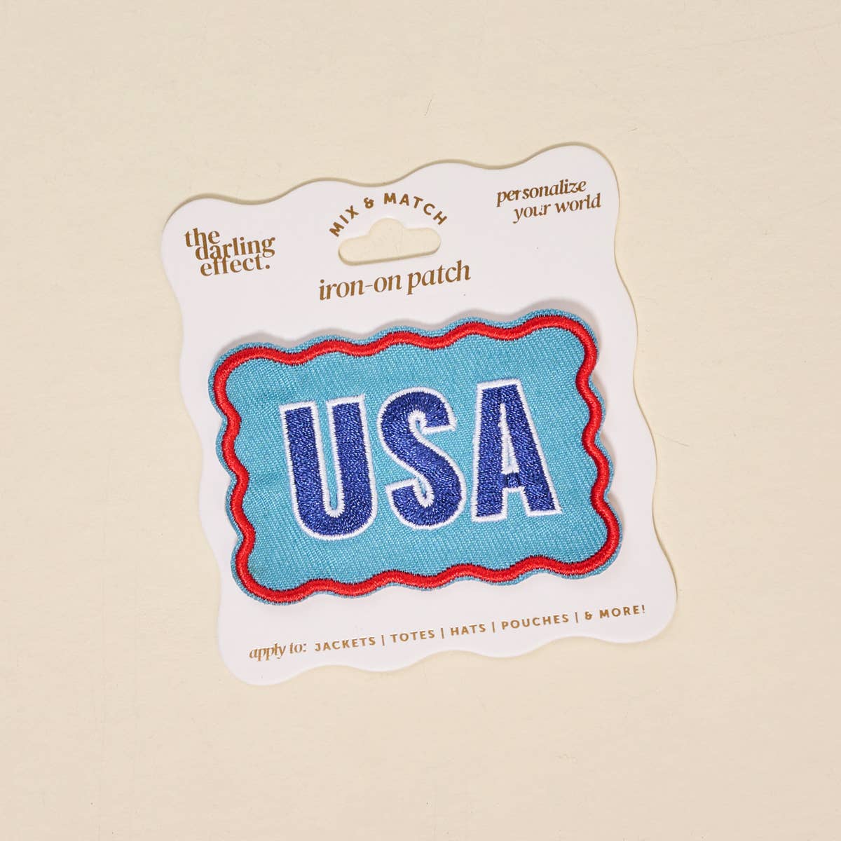 Mix & Match Iron-On Patch–USA