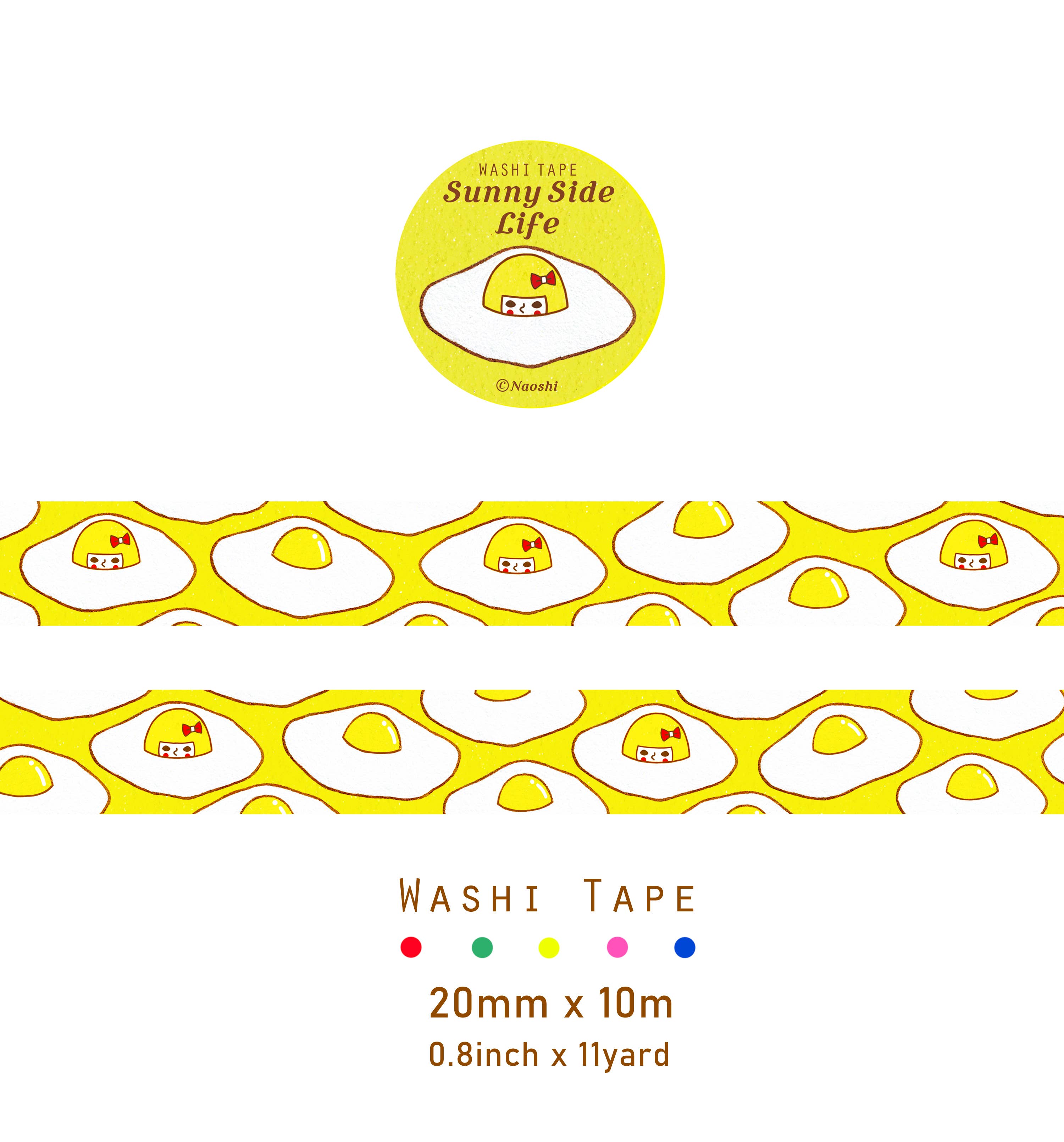 【Washi Tape】Sunny Side Life