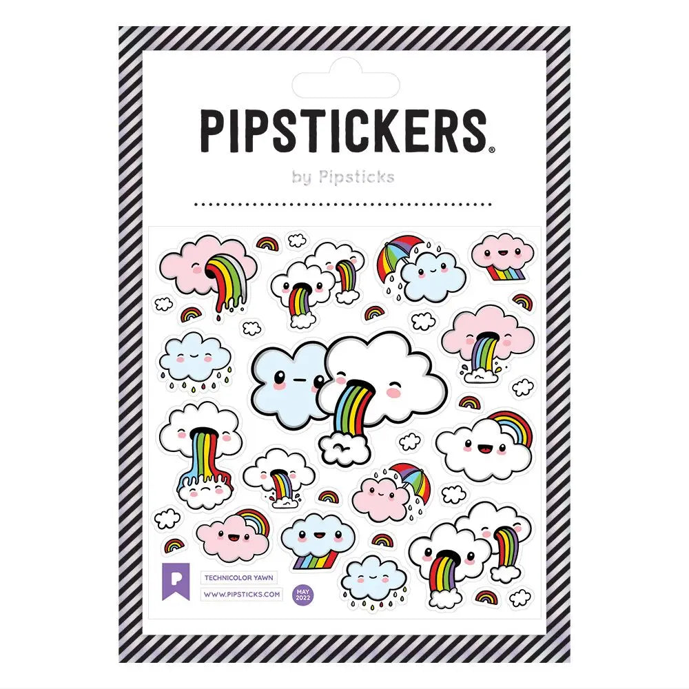 Technicolor Yawn Pipstickers 4x4 image 0