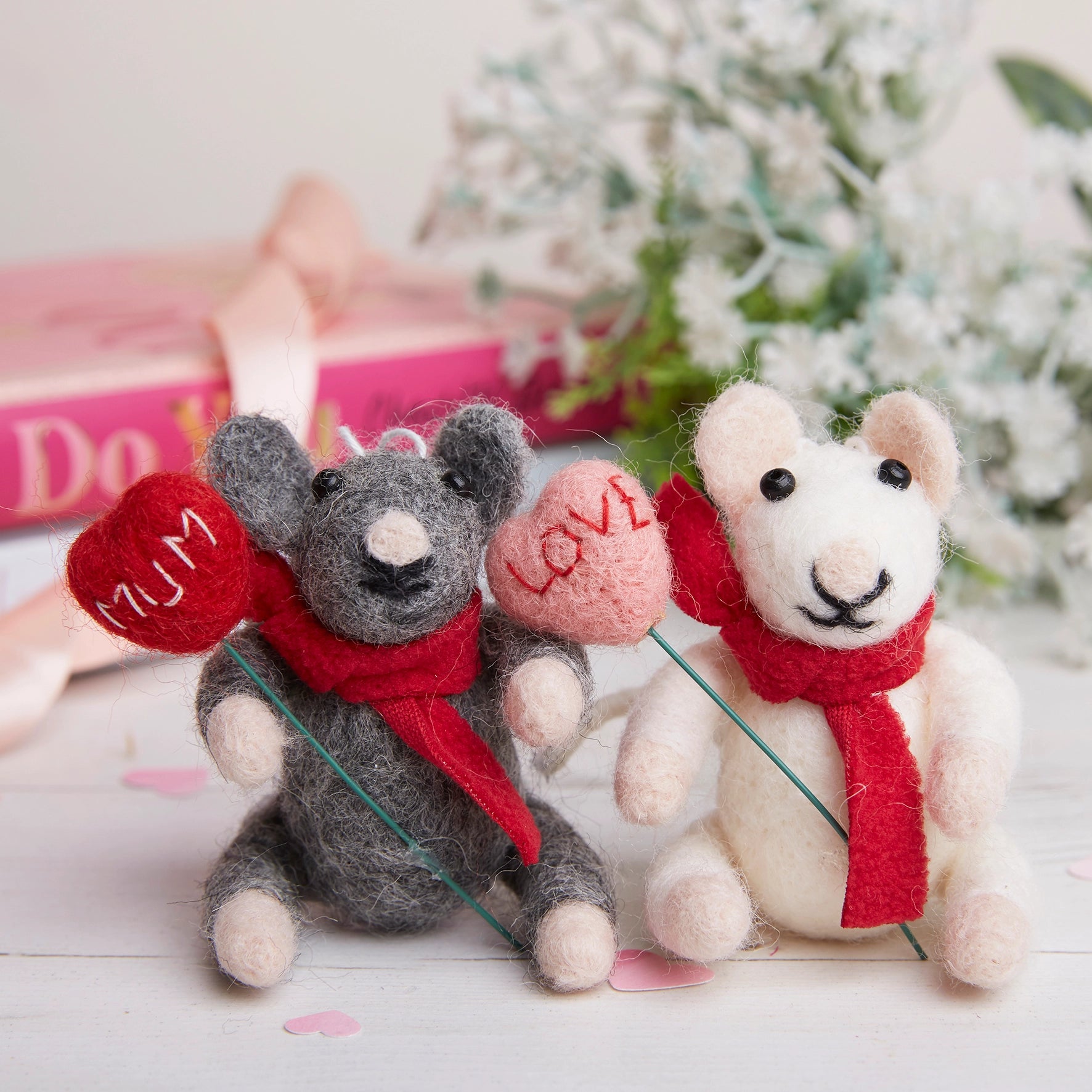 Heart Mouse Duo Felting Kit image 4