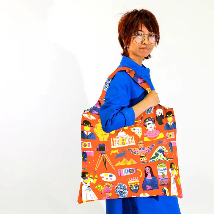 Art History Art Sack By the Printed Peanut - Reusable Tote image 4