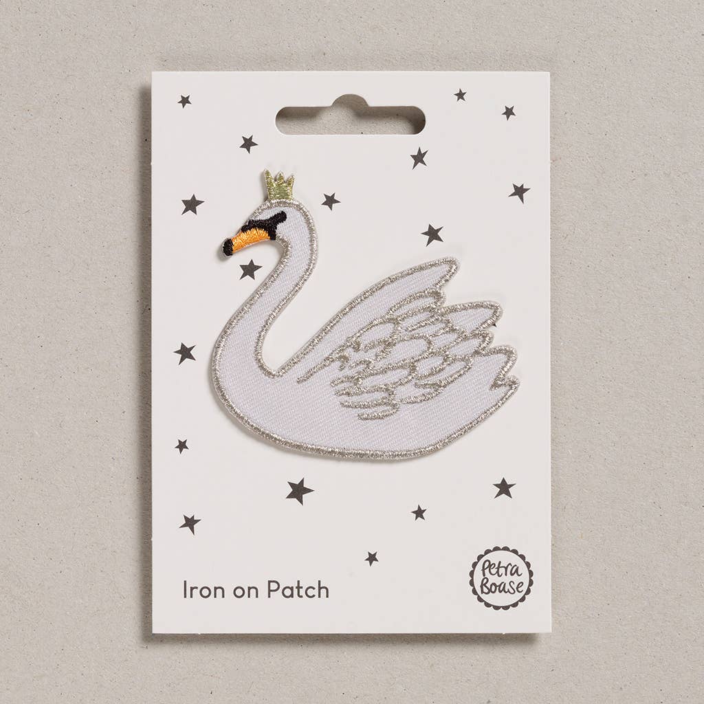 Iron on Patch -  Swan