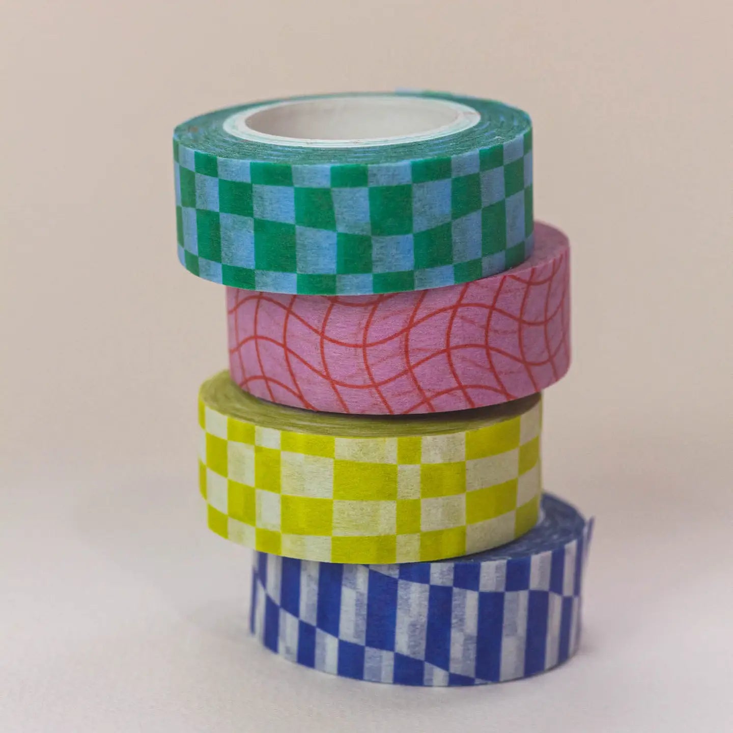 Space Time 15mm • Warped Checks Washi Tape -by My Darlin' image 2