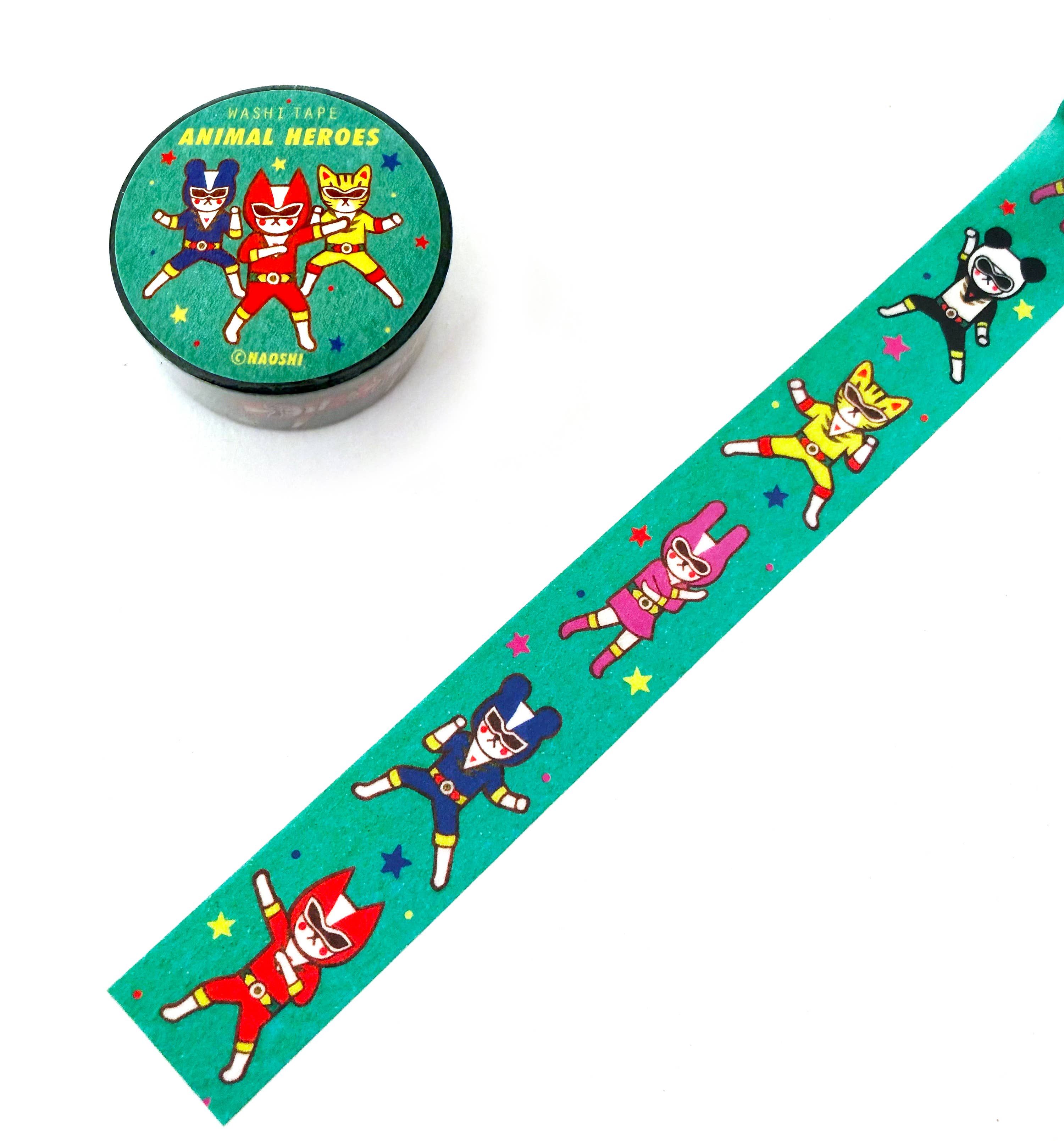 【Washi Tape】Animal Heroes