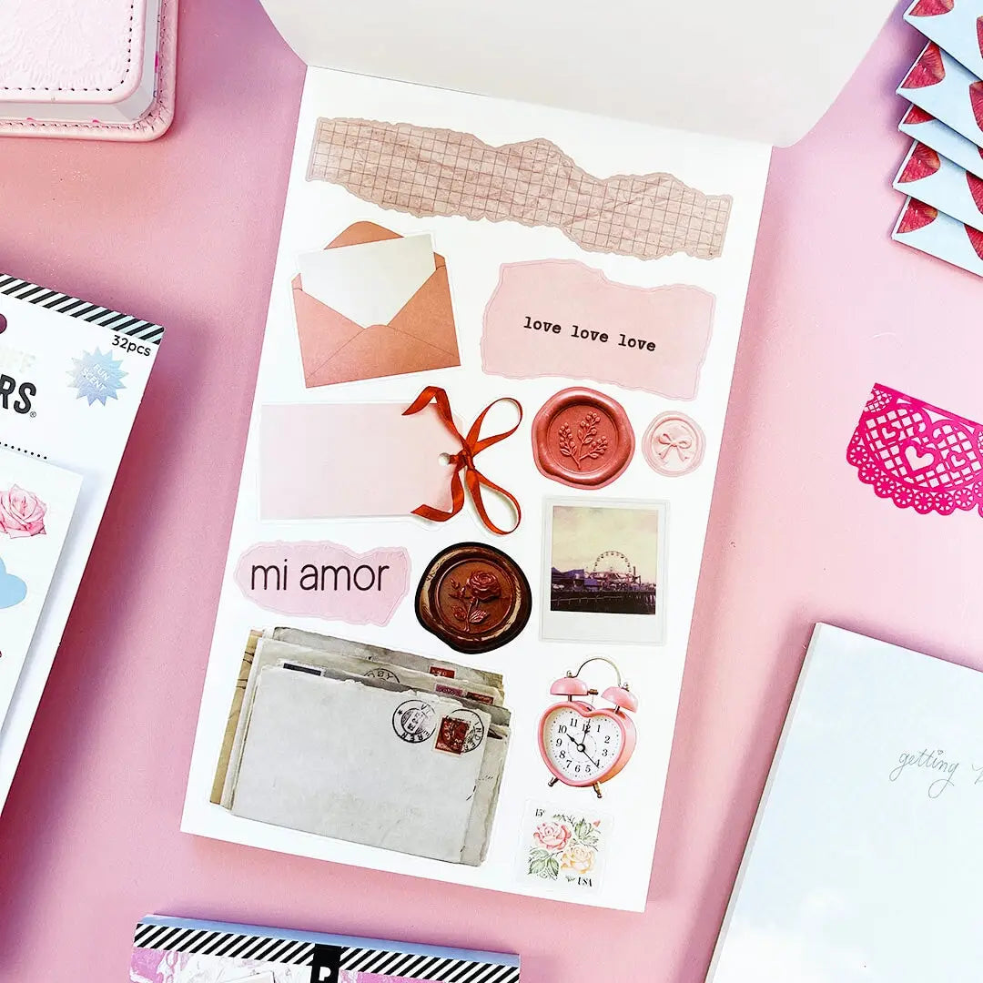 Coquette Junk Journal Sticker Book image 2