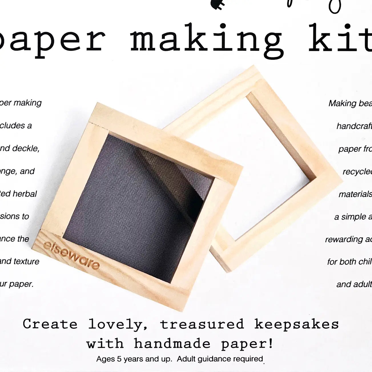 Paper Making Kit - Diy Recycled Handmade Paper Craft image 0