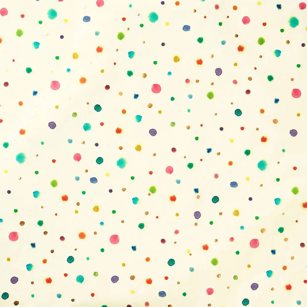 Colorful Watercolor Dots Stone Wrapping Paper image 2