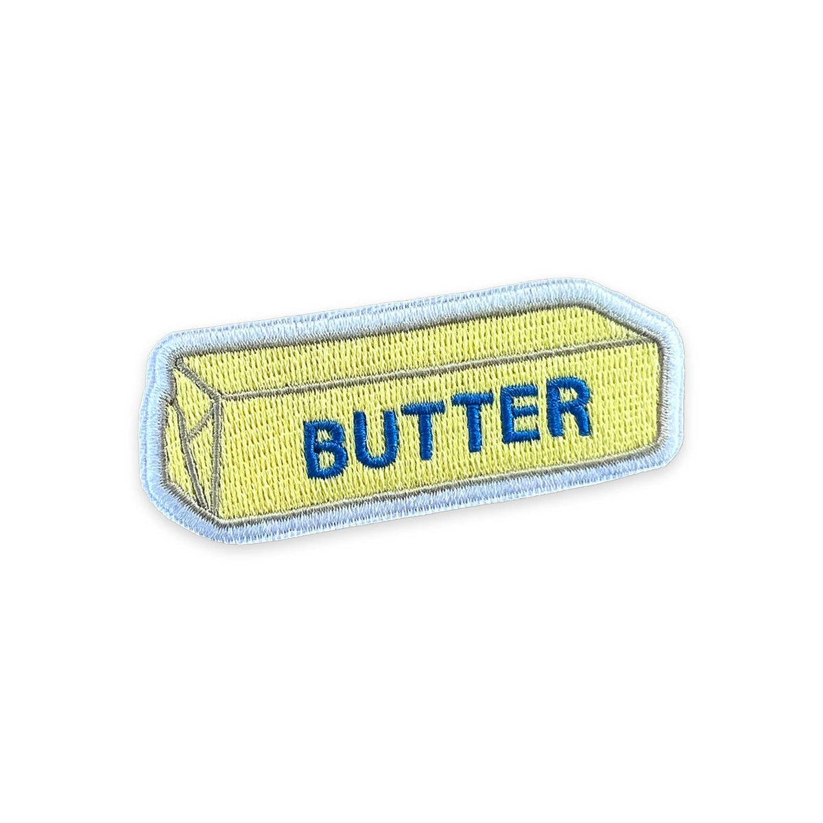 Butter Iron-On Patch | Stick of Butter Embroidered Patch