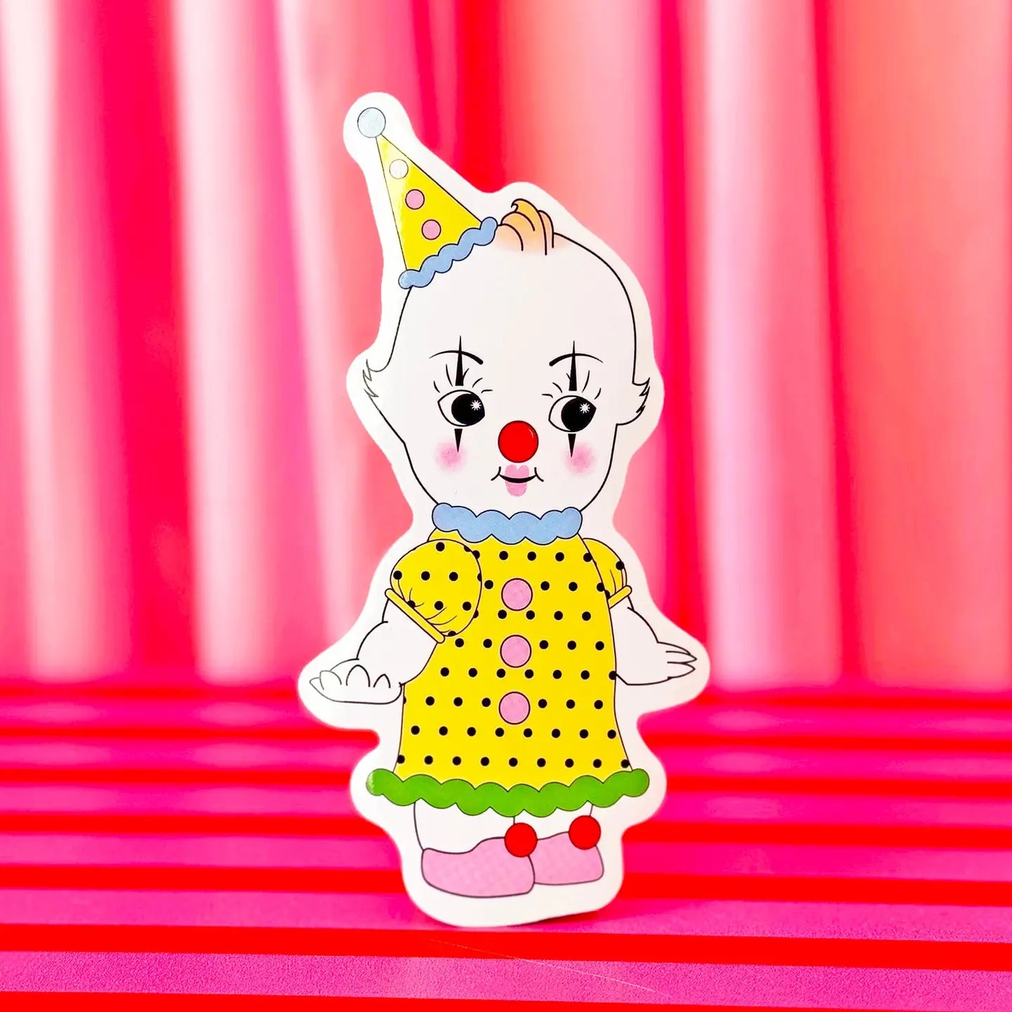 Clown Kewpie Sticker image 0