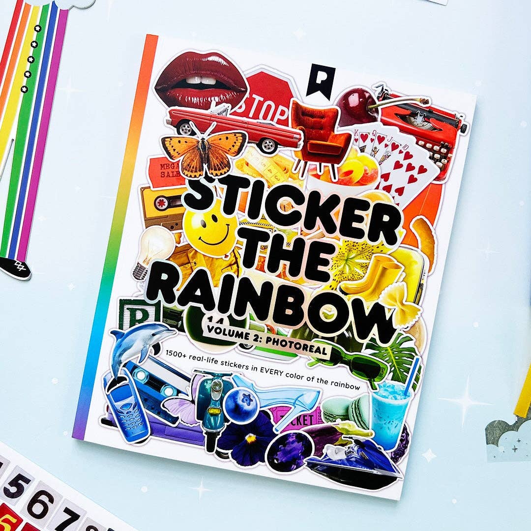 Real Life Sticker Sticker the Rainbow Book Vol 2: In Real Life – Create Shoppe