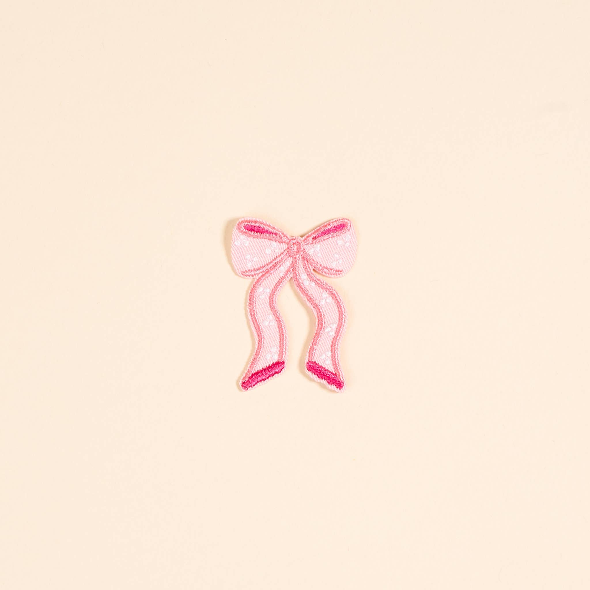 Mix & Match Iron-On Patch–Bow Pink