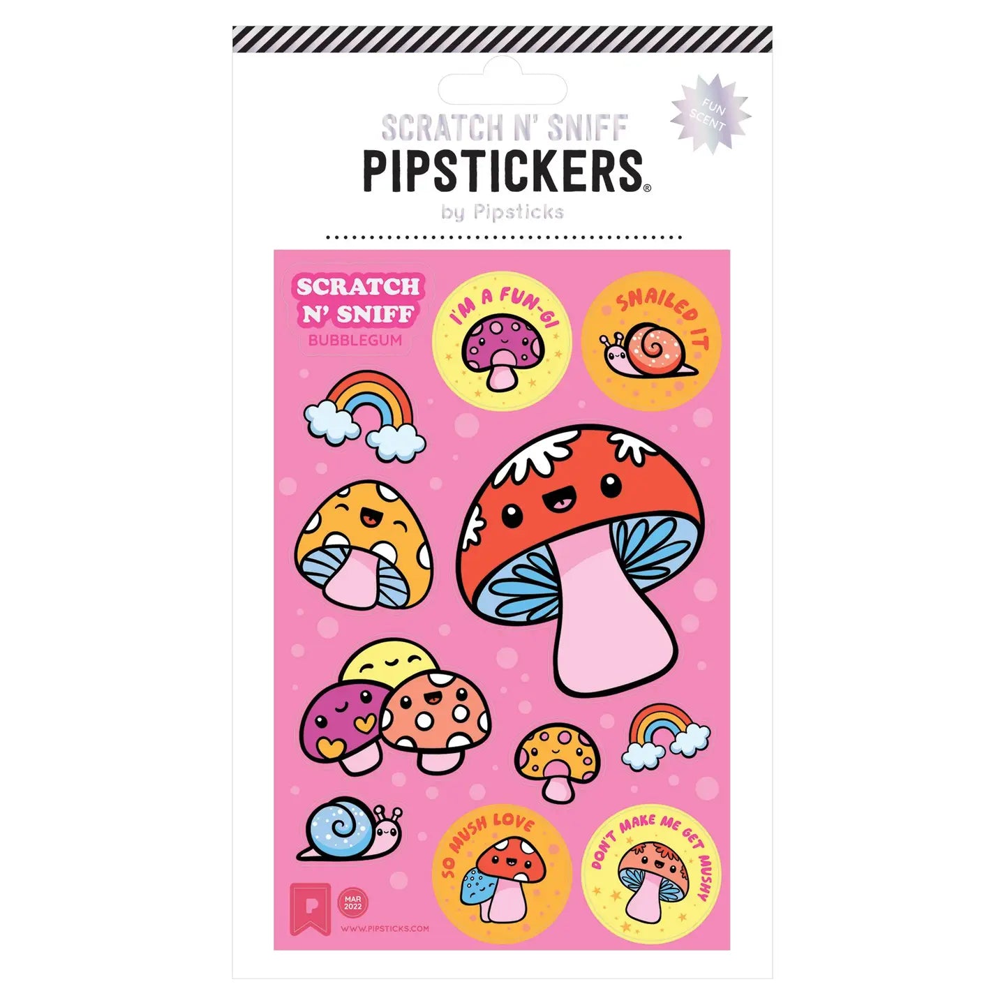 Eye of the Tiger Pipsticks Scratch 'n Sniff Stickers image 0