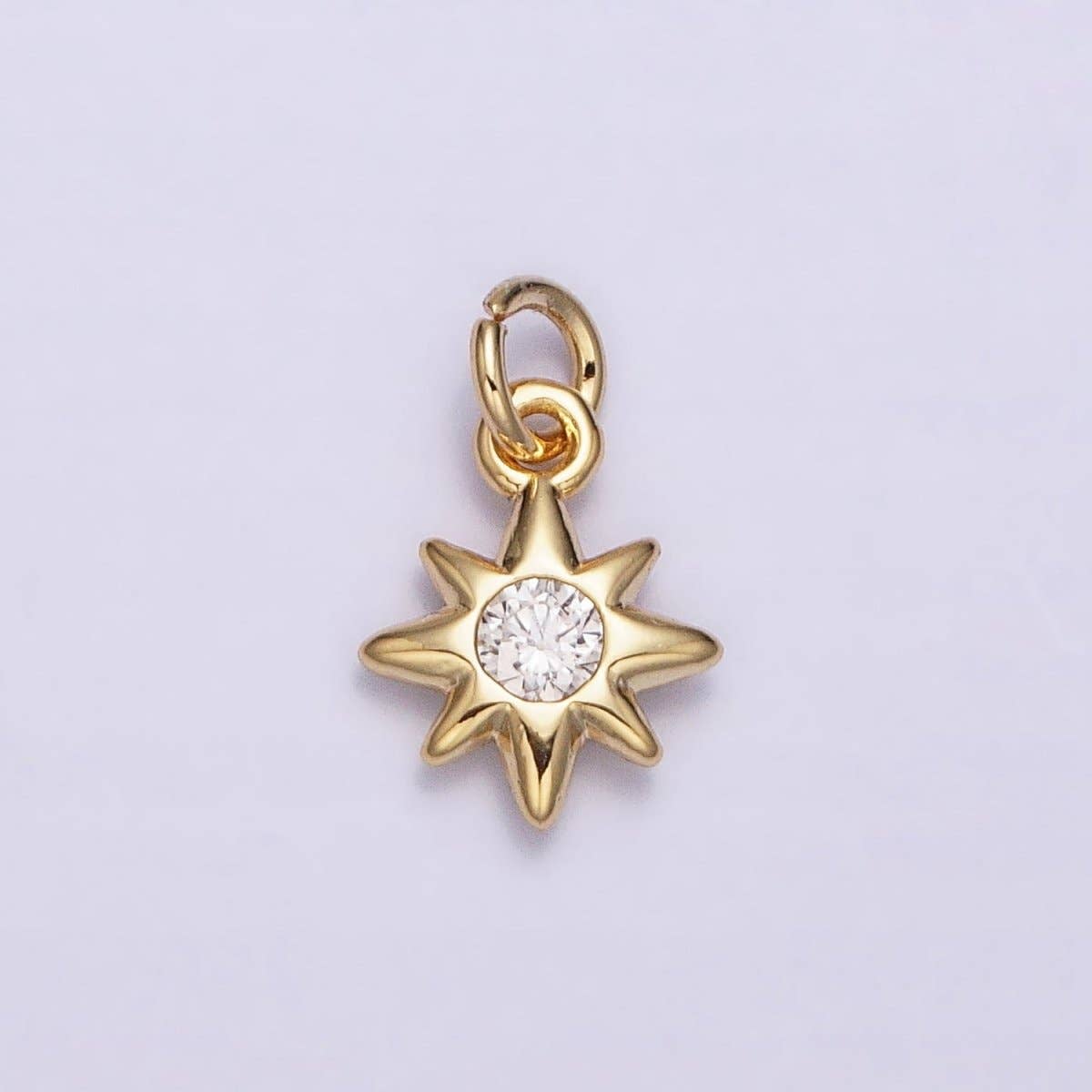 16K Gold Filled Mini Celestial North Star CZ Add-On Charm |