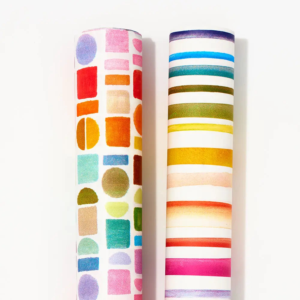 Rainbow Palette Stone Dual Wrapping Paper image 0