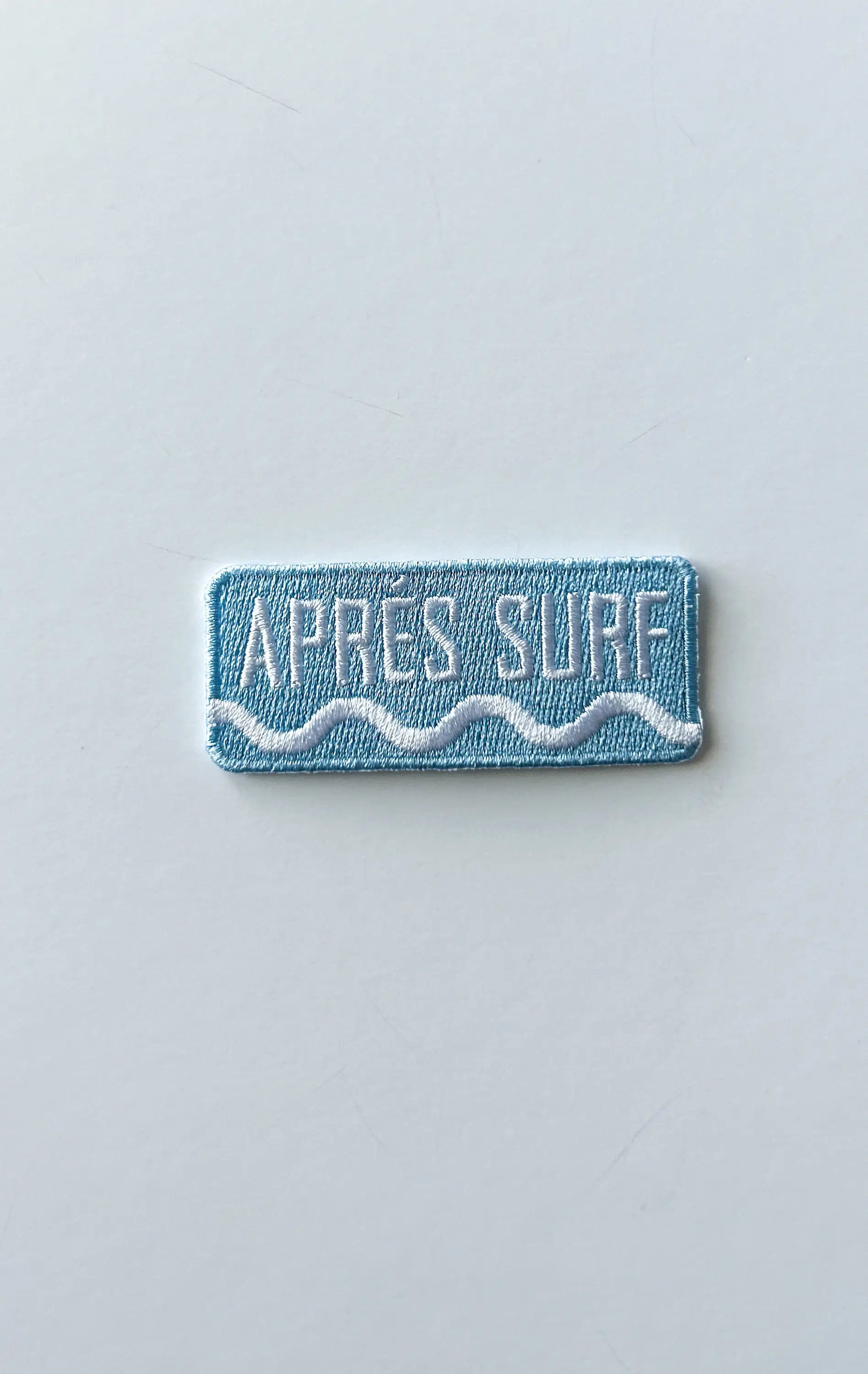 Apres Surf Embroidered Iron On Patch