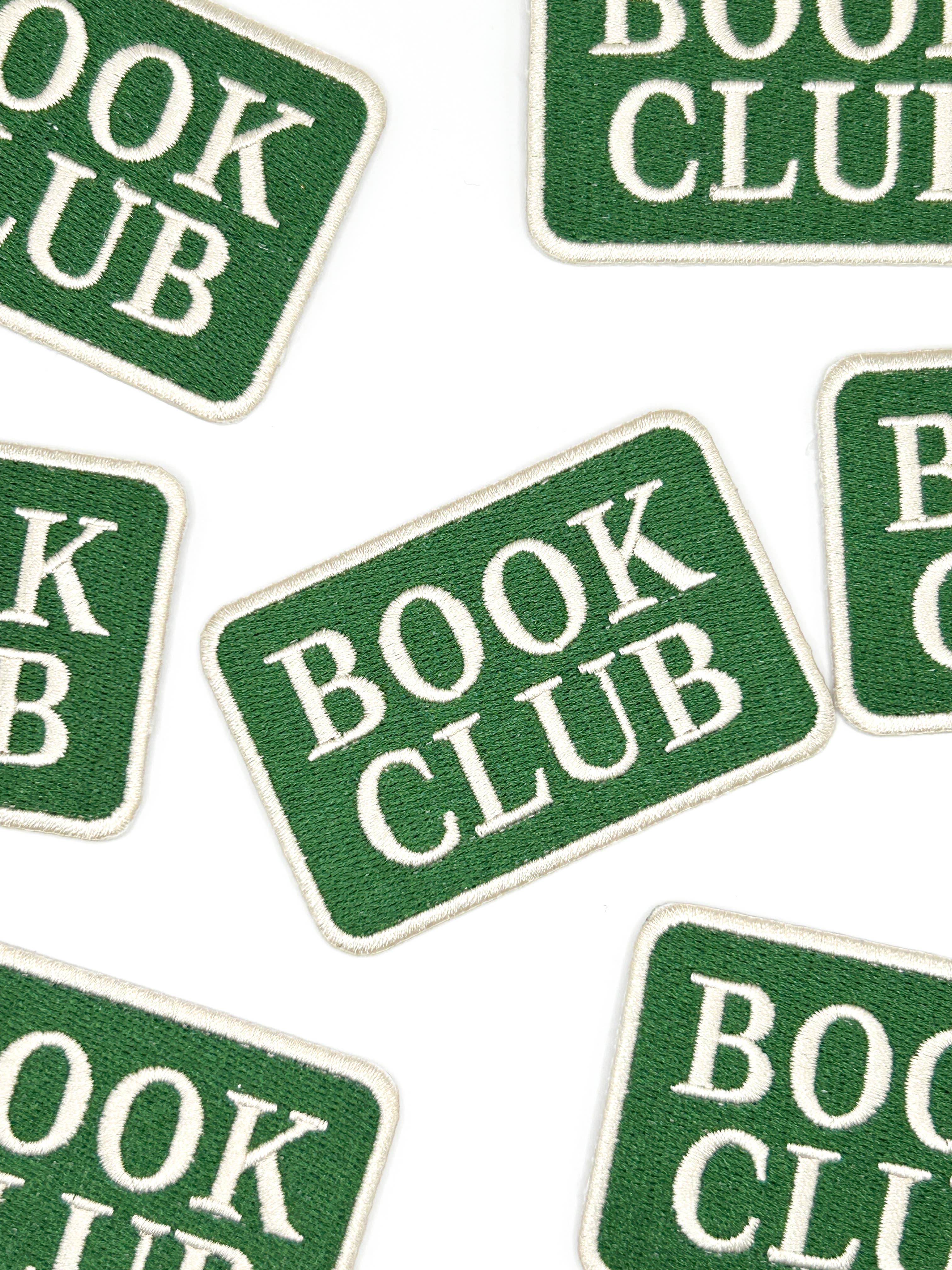 Book Club Patch – Embroidered Iron On Patch for Readers