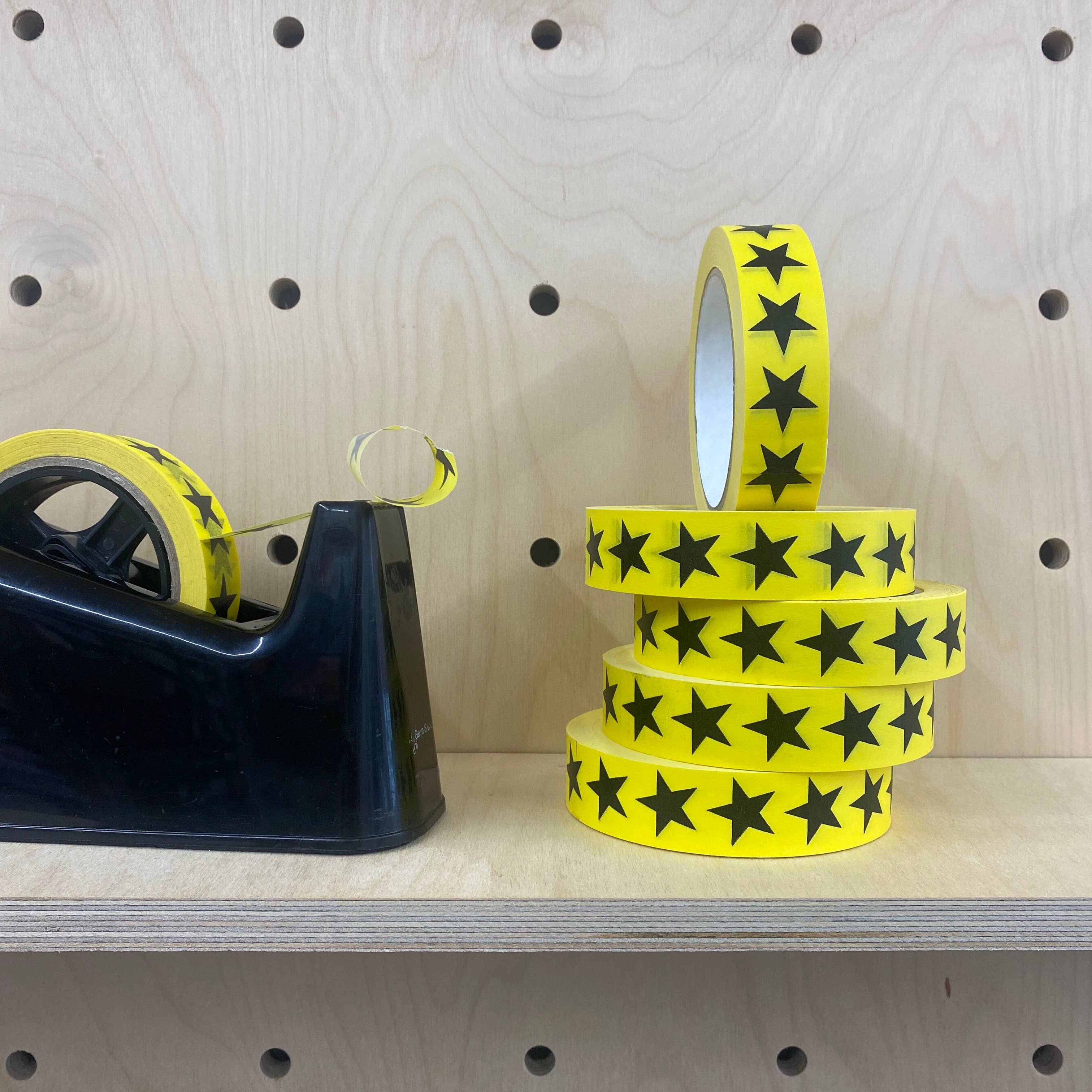 Eco Paper Adhesive Tape | 50m | Yellow Star