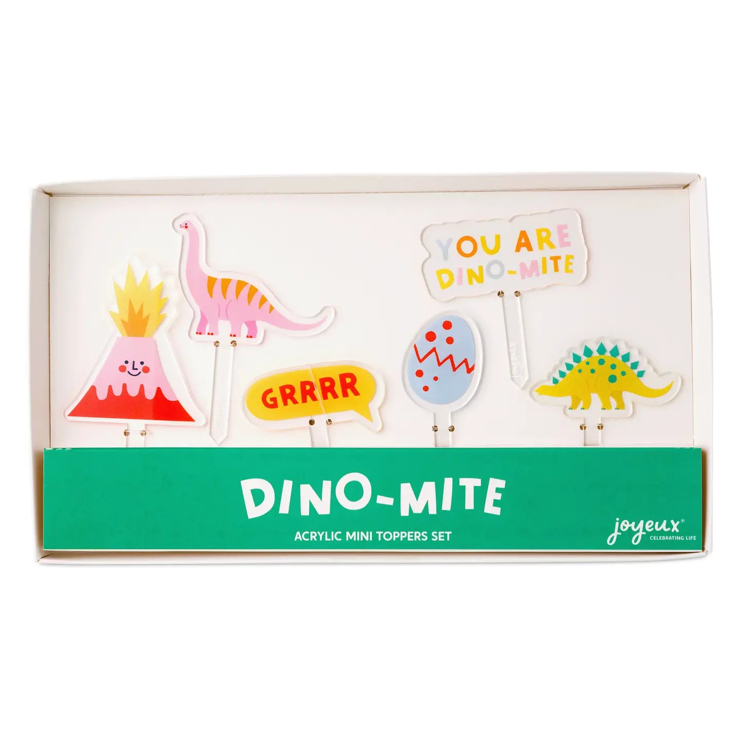 Dino-Mite Dinasour Acrylic Mini Topper Set image 0