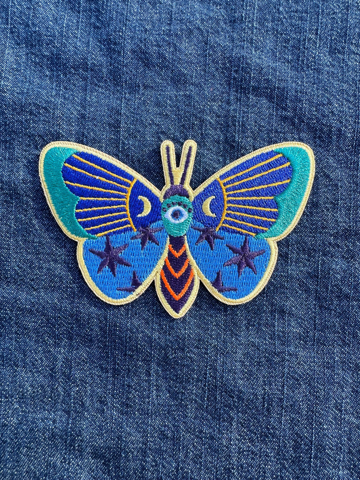 Magical Mystical Moth Embroidered Patch