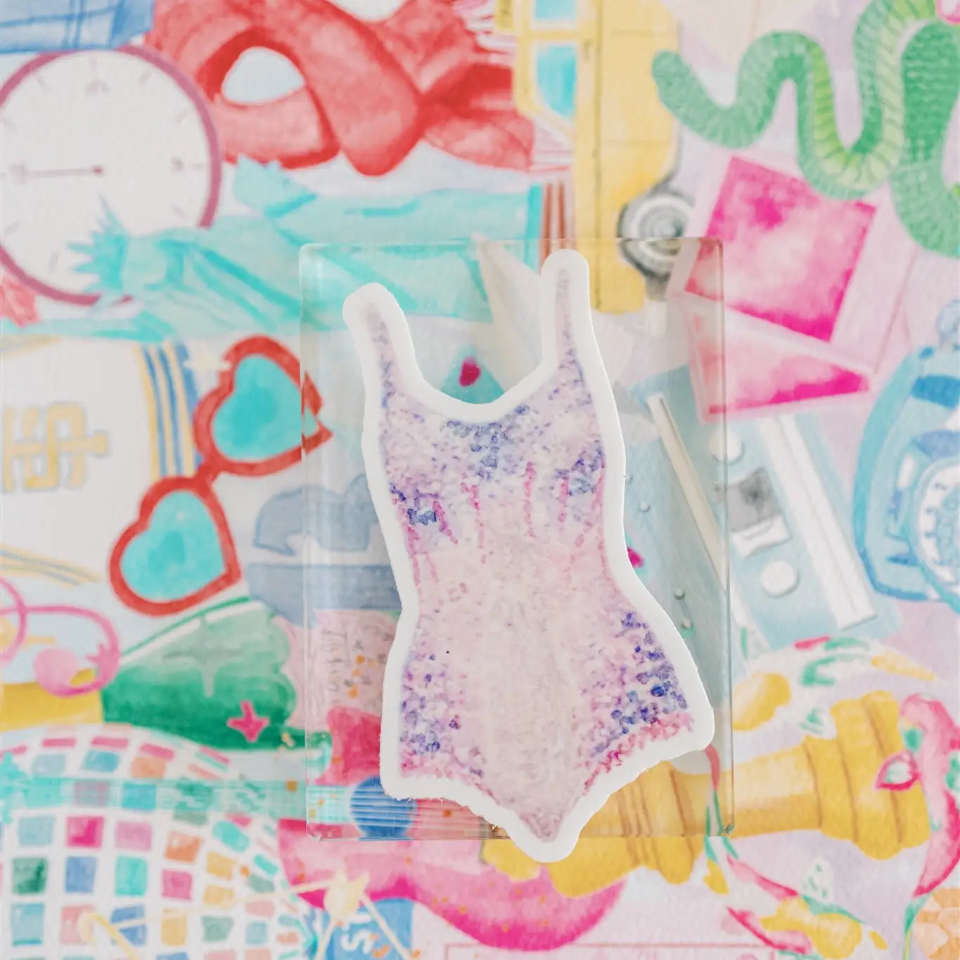 Taylor Swift Lover Dress Sticker image 1