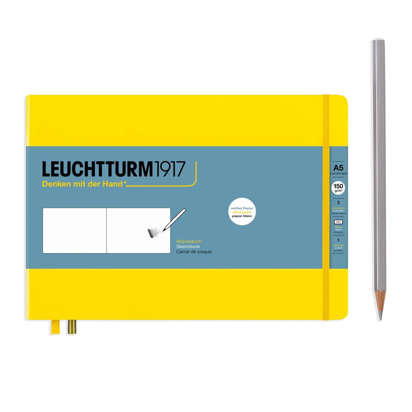 Leuchtturm 1917 Sketchbooks Plain 150g image 0