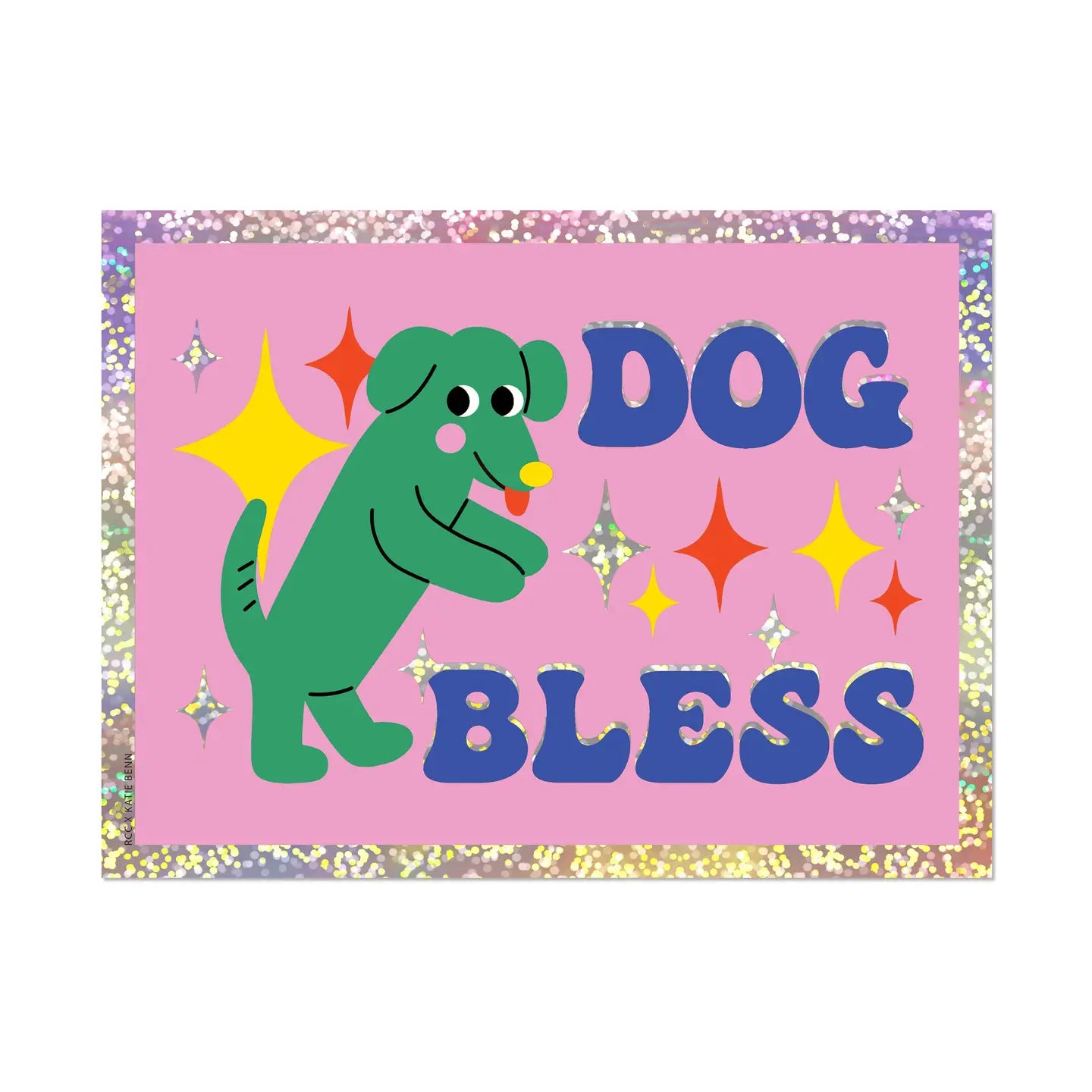 Dog Bless Sticker image 0