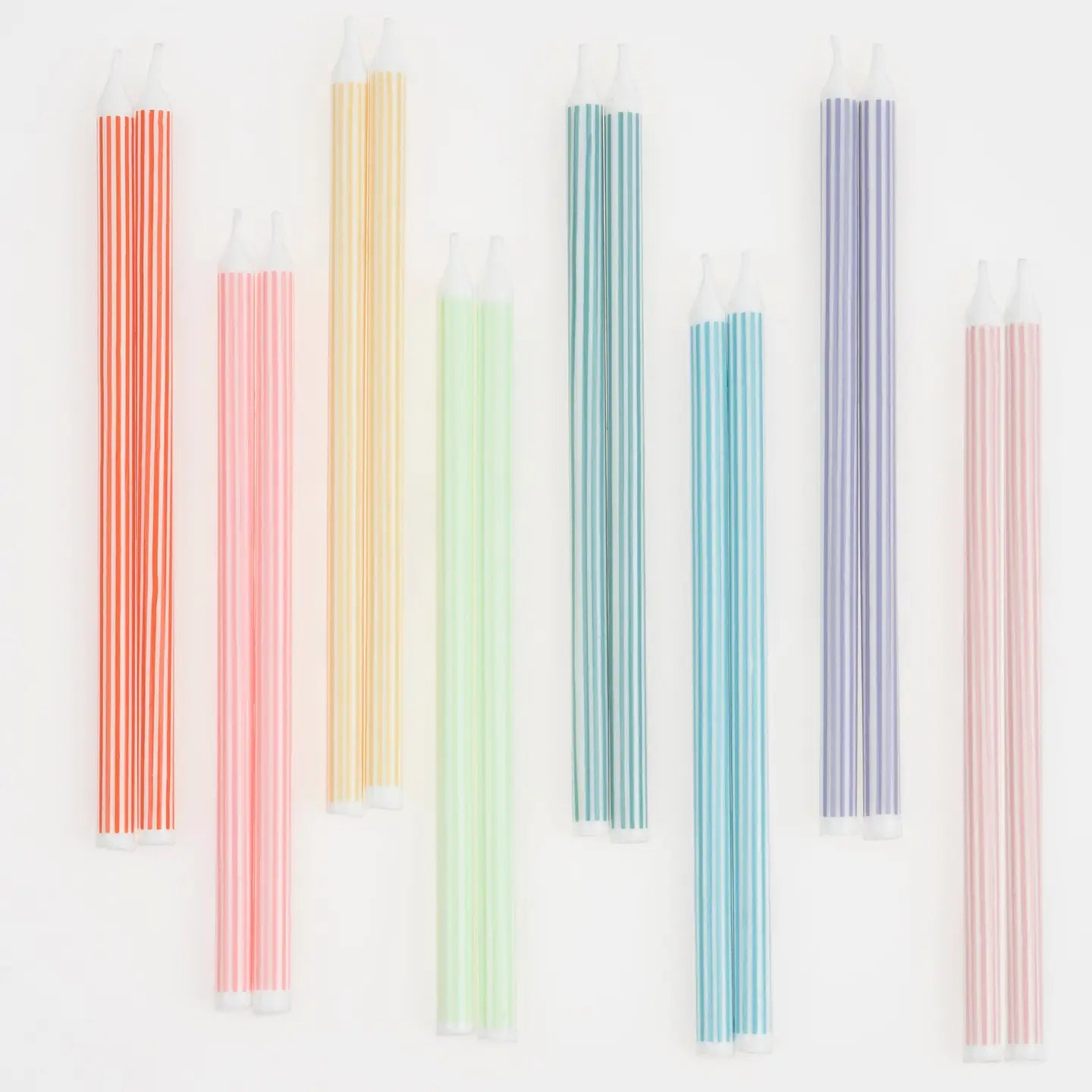 Mixed Striped Candles image 2