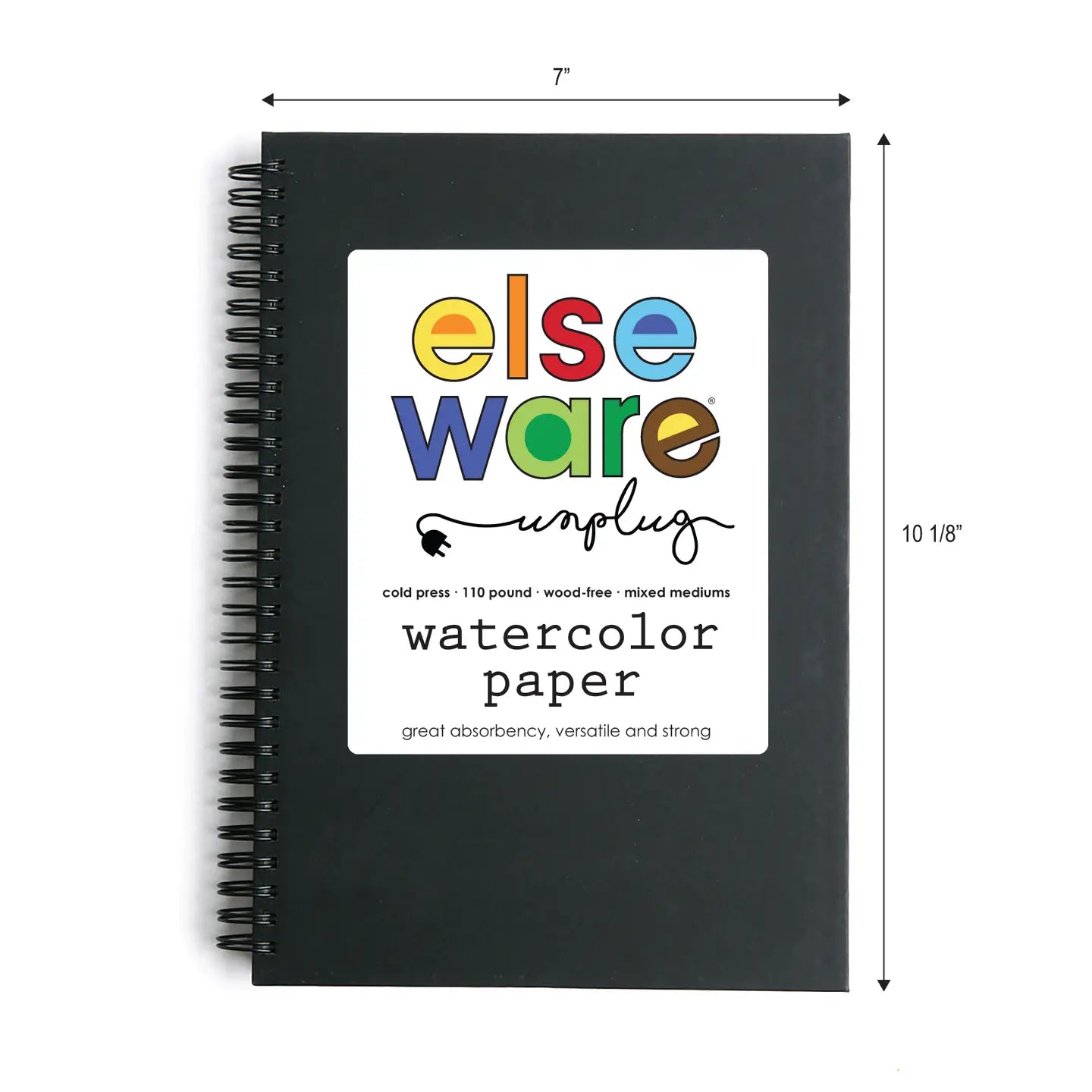 Watercolor Paper Pad - Large - 7x10in - 110lb Cotton Rag image 2
